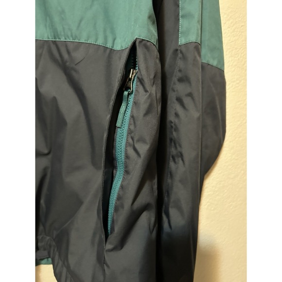 REI Co-op Trailmade Rain Jacket Hooded Size L Blue Teal - Picture 4 of 7